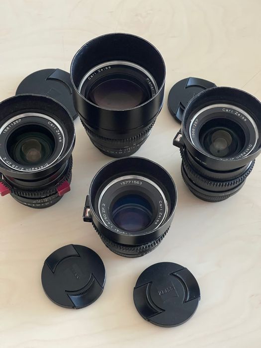 4 objetivas ZEISS Planar T*