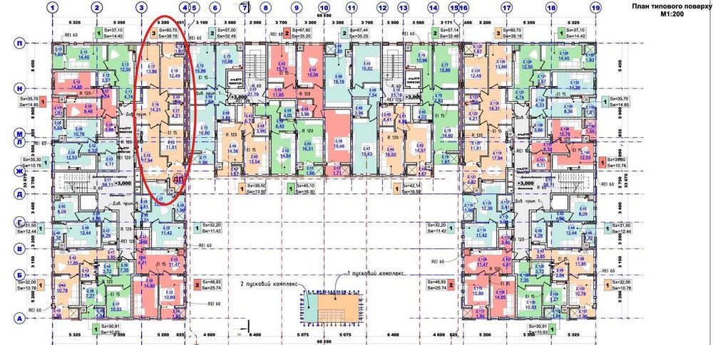 3-комнатная квартира по адресу (площадь 80,7 м²) - Atlanta.ua - фото 4