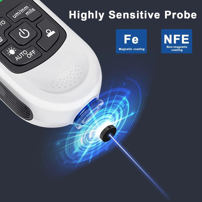 Miernik grubości lakieru HW300 Pro tester sonda czujnik powłoki