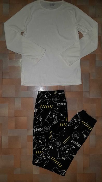 Домашний теплый комплект Primark Пикачу 14-15 лет 166-170 см