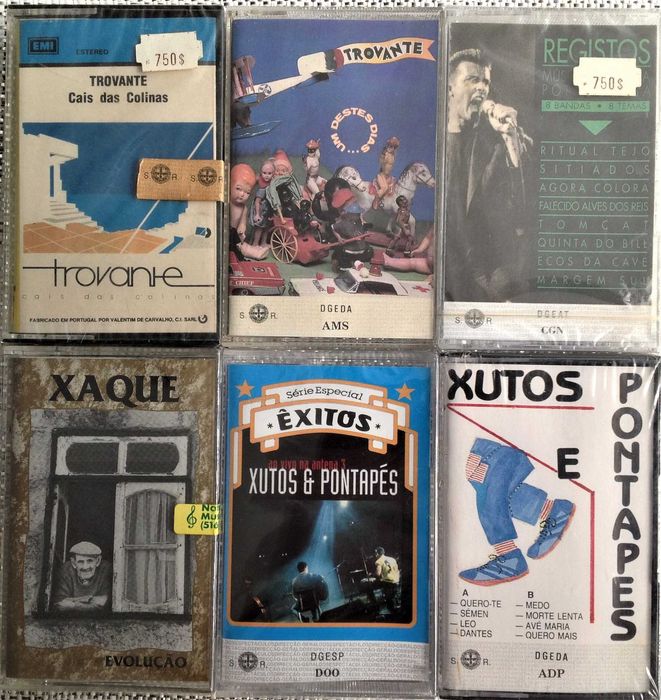 36 Cassetes - Musica Portuguesa - Raras - Muito Bom Estado