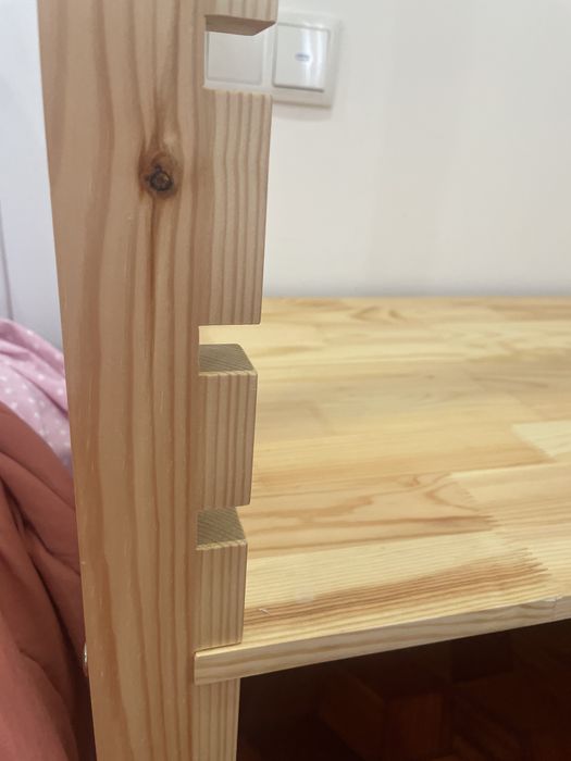 Secretaria evolutiva ajustavel madeira