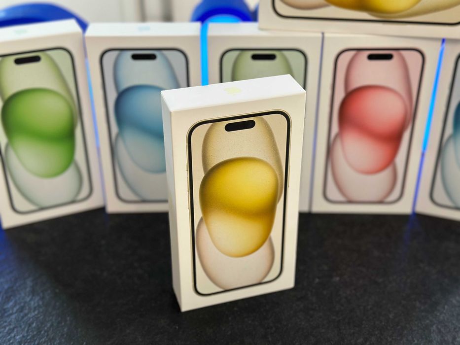 Smartfon iPhone 15 128GB 5G 6.1" Black / Blue  RATY