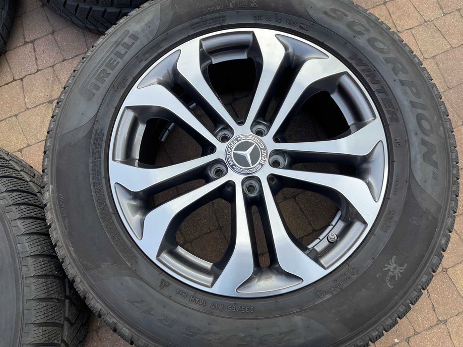 3773. Alufelgi 17" Mercedes GLC W253 oryginalne 5x112 7.5J ET36