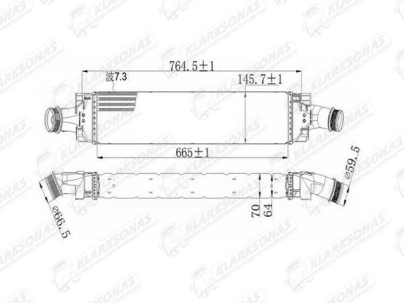 Інтеркулер AUDI A4 (B9) , AUDI A5 (B8) , AUDI Q5 2020-  8W0145805