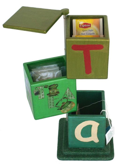 Caixas para guardar chá