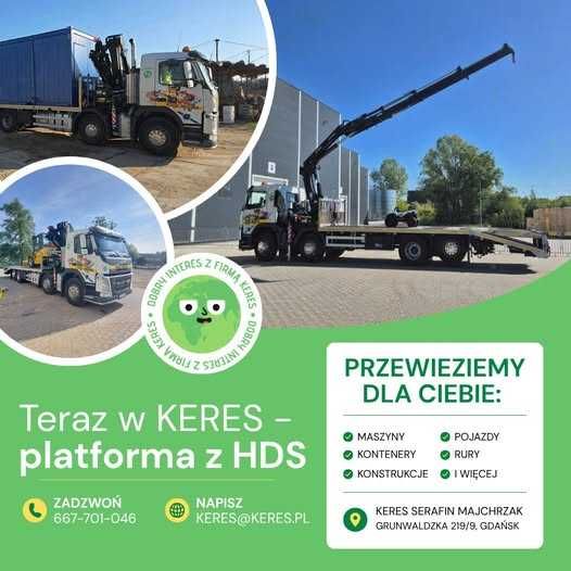 Usługi HDS - platforma z najazdami Gdańsk, Trójmiasto