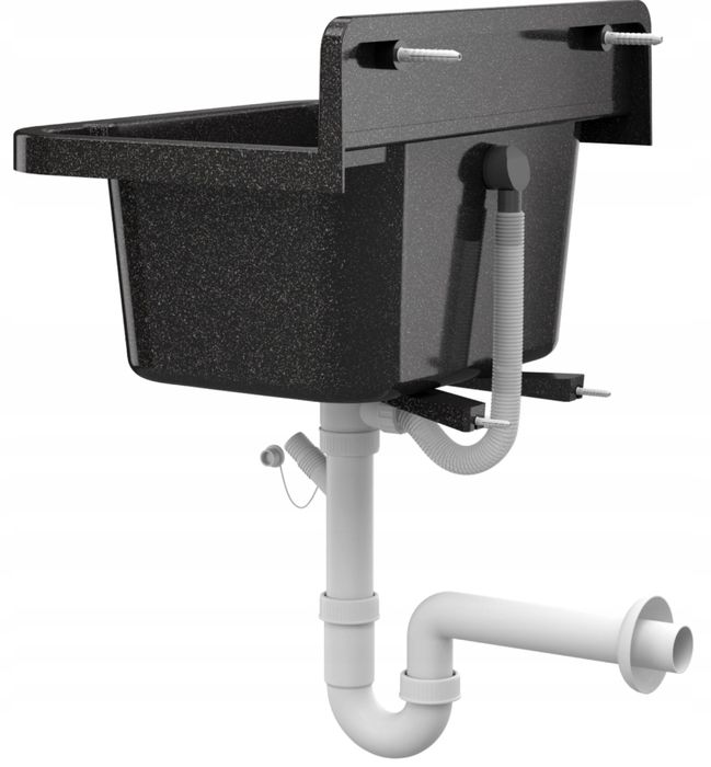 Zlew Gospodarczy Zlewozmywak Roboczy Syfon do Kotłowni Garażu Ogrodowy