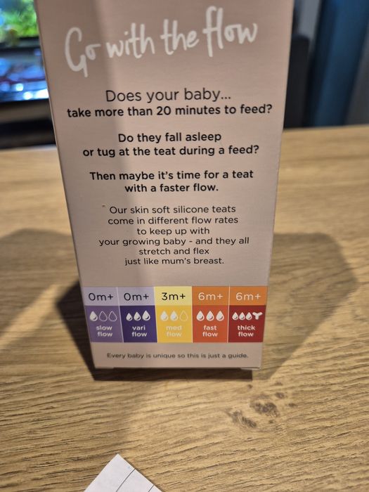 Smoczki do butelki Tommee Tippee, nowe, 6+