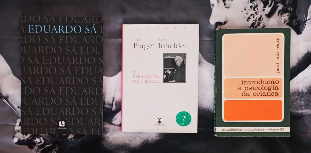 Livros: psicologia, pedagogia, autoajuda...