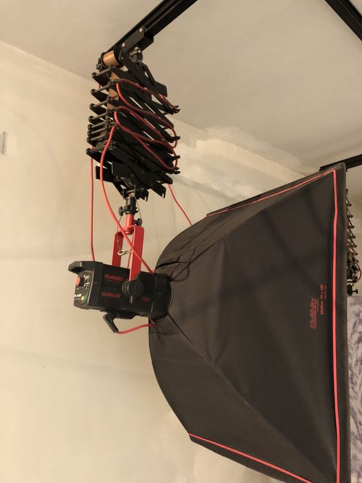 Estudio fotografico suspenso Manfrotto profissional.