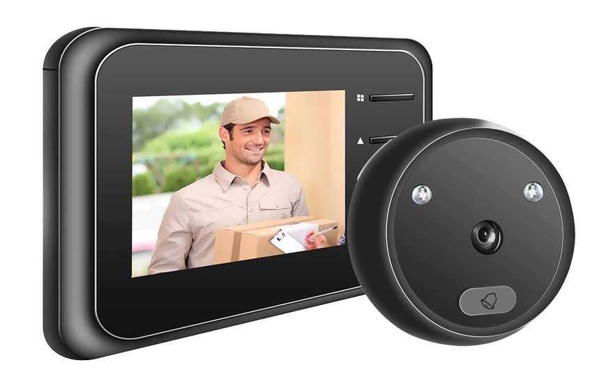 Цифровой видео глазок - звонок 2,4 дюймовый экран ИК Ночного Видения