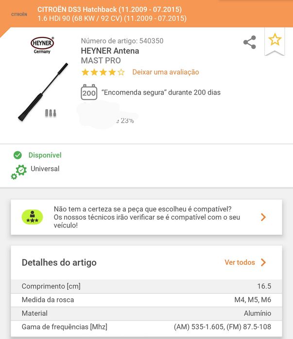 Peças para 1.6 HDI PSA