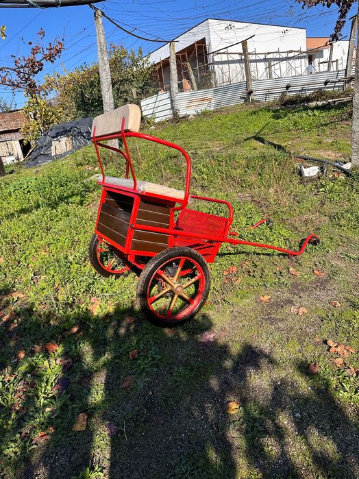 Charrete com travão de disco