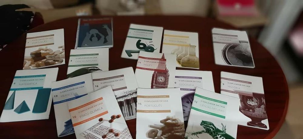 Livros de exercícios do 7° 8° e 9°ano preço ler na descrição