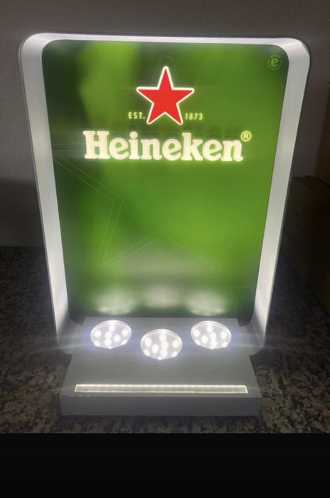 Luminoso Heineken de Garrafas