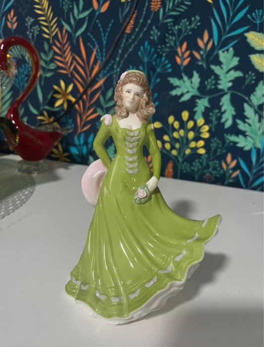 ロイヤル・ウースター　フィギュリン　　 Anniversary ロイヤルウースター バラのお花が咲いたような限定フィギュリン