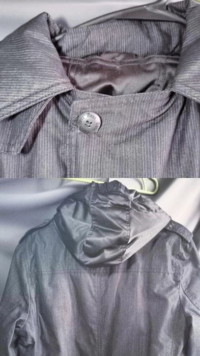 Теплая куртка полупальто мужская женская унисекс XL