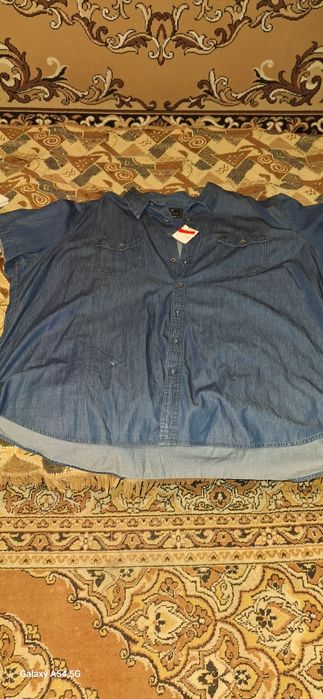 Сорочка джинсова батал