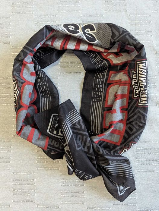 «Harley Davidson» винтажная байкерская шарф, бандана, баф.