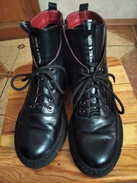 Чоботи шкіряні, розмір 37