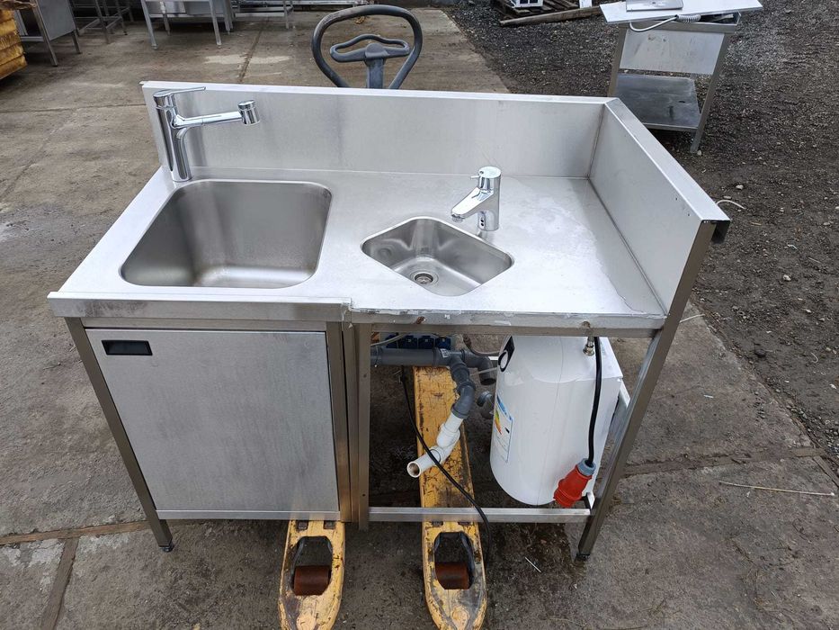 Zlewozmywak gastronomiczny nierdzewny Zlew inox.