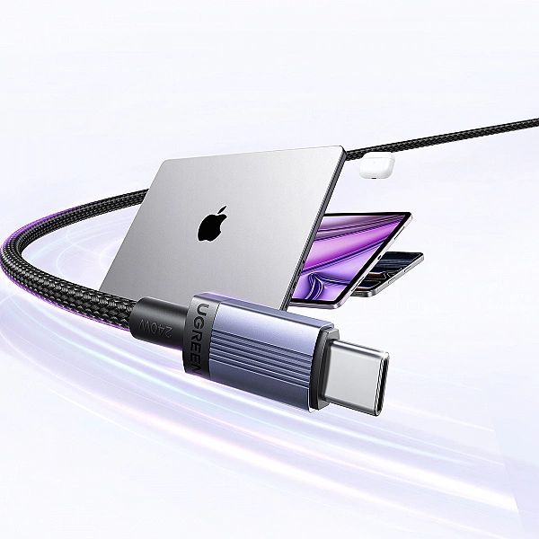 Kabel Ugreen USB-C do USB-C PD 240W 3m - czarny