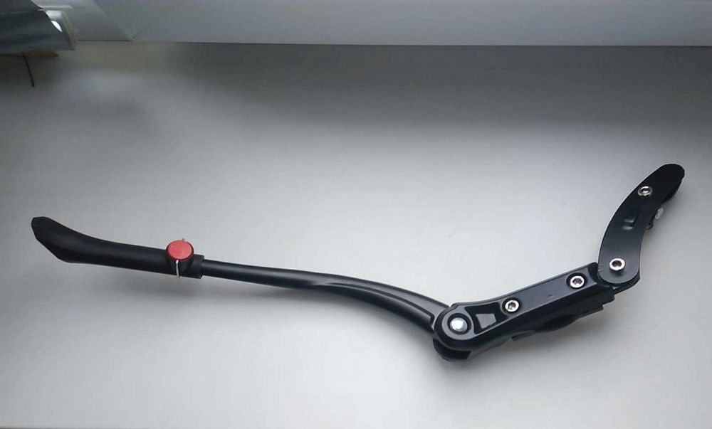 Подножка алюминиевая на перо рамы 26-28-29" телескопическая/выдвижная