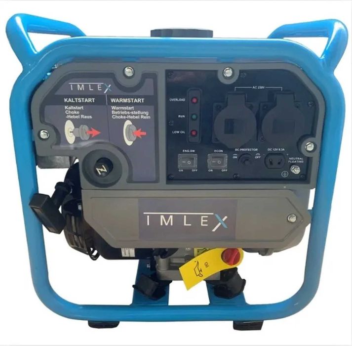 Генератор Інверторний 2кВт IMLEX бензиновий IM-INV 2000! БЕЗ ПЕРЕДПЛАТ
