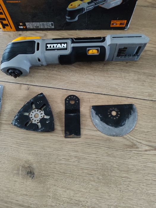 Urządzenie wielofunkcyjne Multitool Titan 18v, rok 2024
Sprzedaję samo