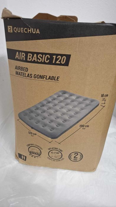 Tenda e colchão de campismo