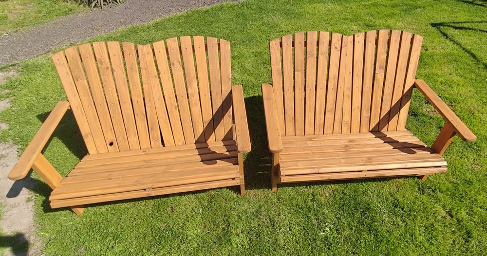 Leżak fotel ogrodowy / Ławki