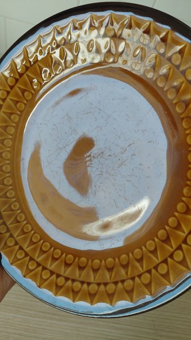 Talerze porcelit, Ira, Chodzież, PRL