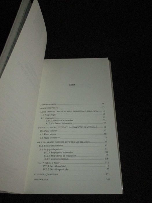 Livro A Rádio em Portugal Dina Cristo
