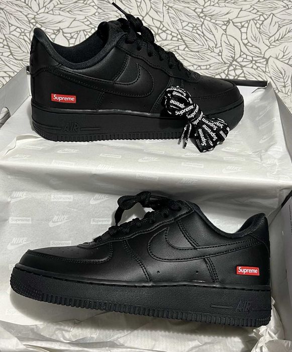 Nike Air Force 1 Low Supreme Black R.41