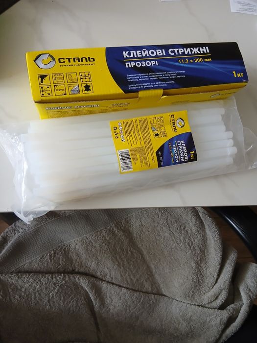 Клееві  стержні 11.2 мм