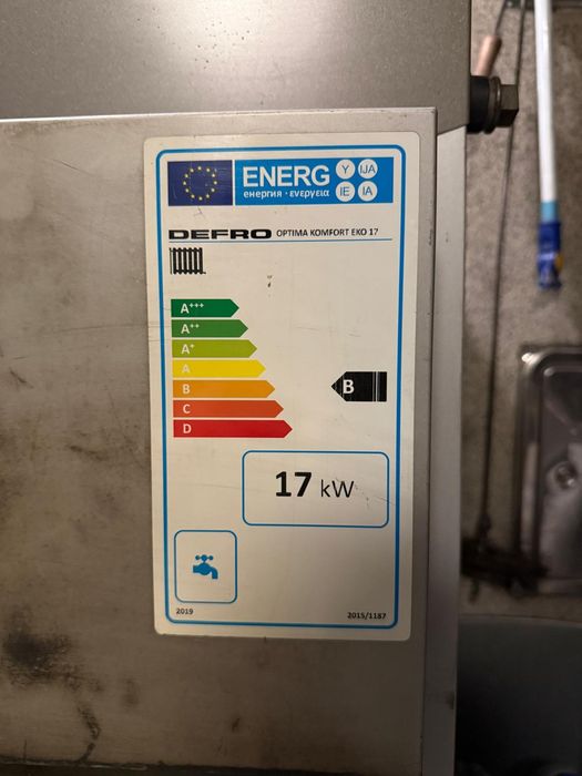 Piec 17kw Defro 5klasa