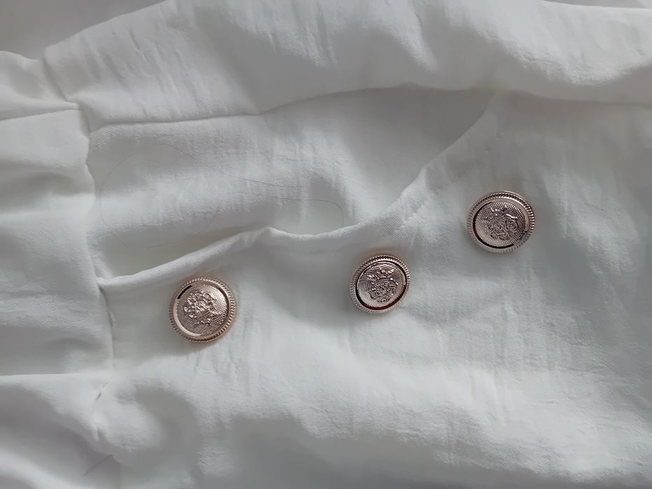 Spodnie biale szerokie