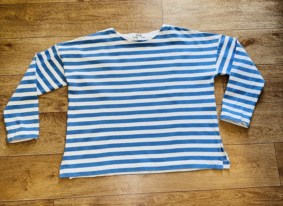 Полосатый оригинальный лонгслив COS!Оверсайз