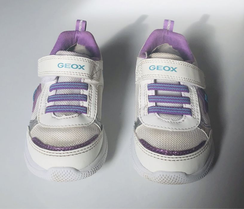 Geox Lights buty sportowe białe na rzepy 23