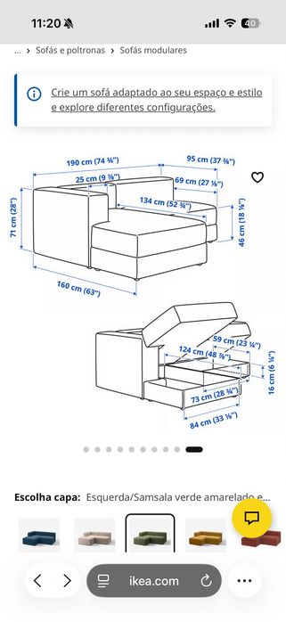Sofá ikea Jattebo