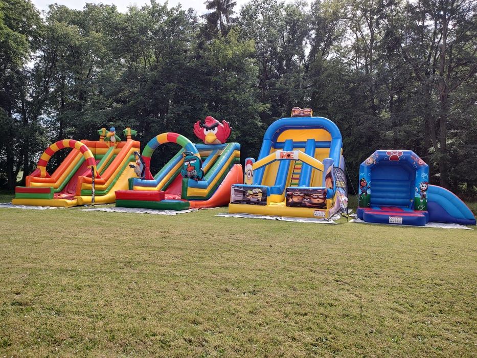 Wynajem zjeżdżalni dmuchanych, dmuchaniec, atrakcje dla dzieci, piana