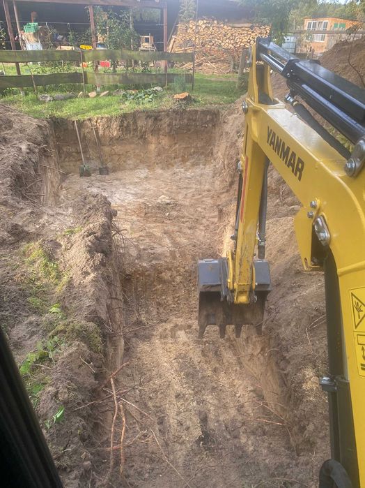 Usługi Mini Koparką Wywrotką roboty ziemne fundamenty wykopy odwierty