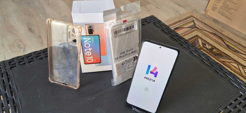 Xiaomi Redmi Note 10 Pro 128GB (Como Novo) + Carregador 33W + Capas e Películas