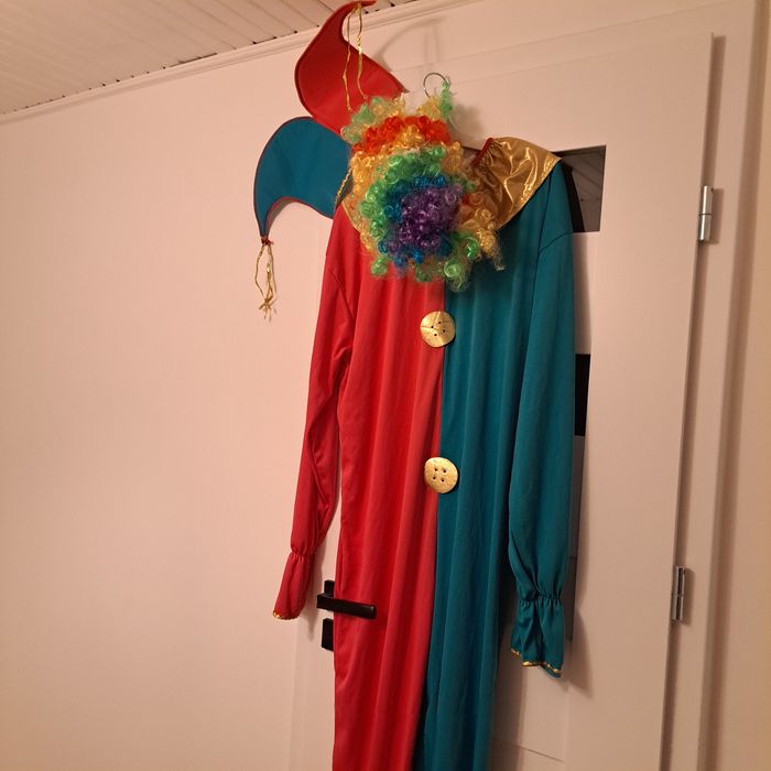 Strój przebranie kostium klaun uniwersalny