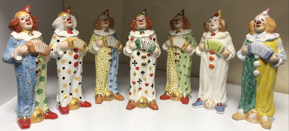 Клоуны, фарфор, Коростень