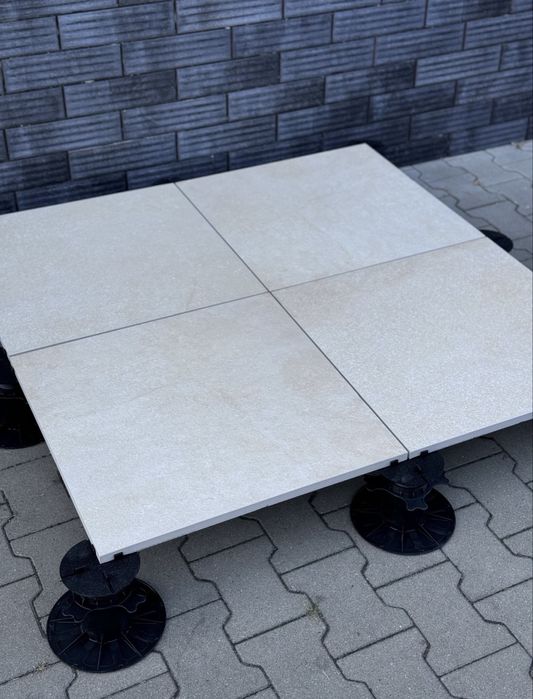 Płytki Tarasowe 60x60 Terrace Beige 20MM Beż Płyta Chodnikowa 2 CM