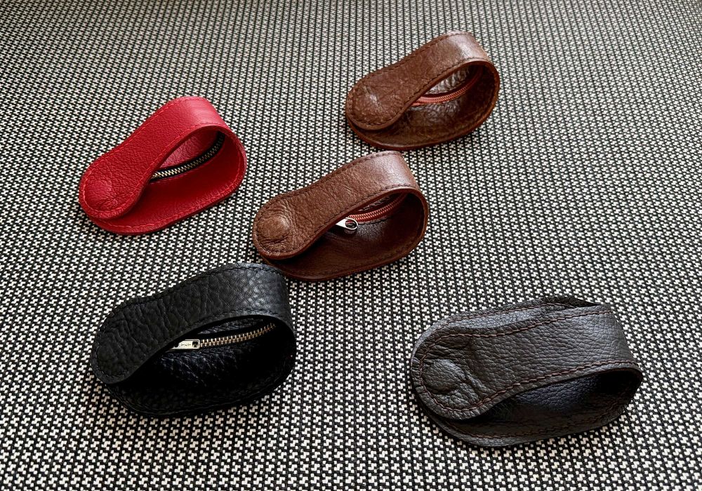 Krav Maga skórzana sakiewka portfel na monety EDC slapjack blackjack