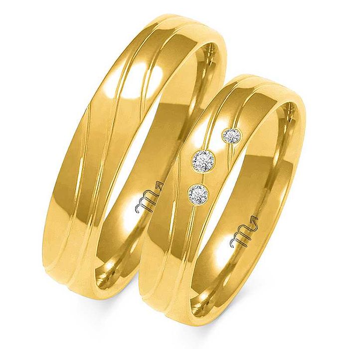 Nataliebizu Złote Obrączki Ślubne