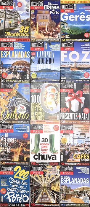 Revistas Time Out Porto (conjunto de 114 ou avulso)